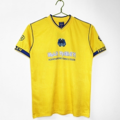 Retro Version 2008-09 Iron Maiden West Ham United Away Yellow Thailand Soccer Jersey AAA-c1046