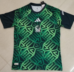 (S-4XL) 2026-27 Mexico Green Thailand Training Soccer Jersey AAA-912