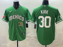 2026 World cup MLB Mexico Green #30 Jersey(logo 1)-0840