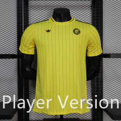 Player Version 26-27 Al Nassr FC Yellow Thailand Soccer Jersey AAA-888