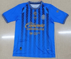 (S-6XL) 26-27  Deportivo Guadalajara 2nd Away Blue Thailand Soccer Jersey AAA-5378