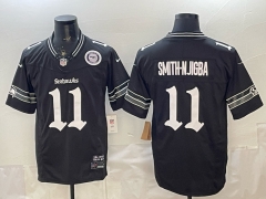 NFL  Seattle Seahawks 7th Black #11 Jersey-0840