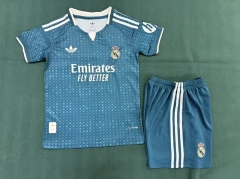 2026-27 Real Madrid Away  Blue Soccer Uniform-6748