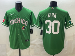 2026 World cup MLB Mexico Green #30 Jersey(logo 8)-0840