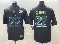 NFL  Seattle Seahawks Fashion Version Black #22Jersey-0840