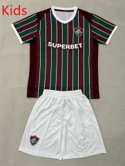 2026-27 Fluminen Home Red&Green  Kids/Youth Soccer Uniform-AY