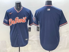 Detroit Tigers 2nd Generation Blue MLB Jersey (Logo1) -0840