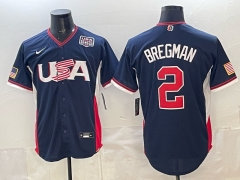 2026 World cup MLB USA Blue #2 Jersey(logo7)-0840
