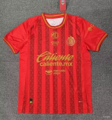 (S-4XL) 26-27  Deportivo Guadalajara 2nd Away Red Thailand Soccer Jersey AAA-5378