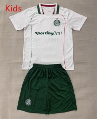 2026-27  Palmeiras Away White Kids/Youth Soccer Uniform-AY