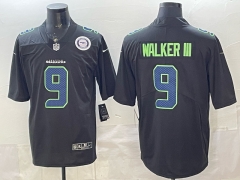 NFL  Seattle Seahawks Fashion Version Black #9Jersey-0840