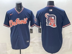 Detroit Tigers 2nd Generation Blue MLB Jersey (Logo4) -0840