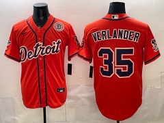 New MLB Detroit Tigers Special Edition Generation Orange #35  Jersey-0840