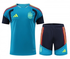 2026 world cup Spain Blue Thailand Training Soccer Uniform-CS