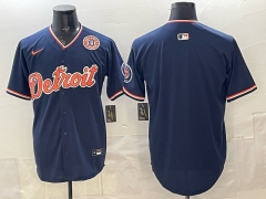 Detroit Tigers 2nd Generation Blue MLB Jersey (Logo3) -0840