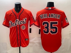 New MLB Detroit Tigers Special Edition Generation Orange #35  Jersey(logo 6)-0840