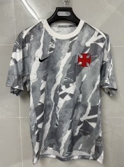 (S-4XL)2026-27 CR Vasco da Gama Light Gray Thailand Training Soccer Jersey-8841