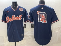 Detroit Tigers 2nd Generation Blue MLB Jersey (Logo7) -0840