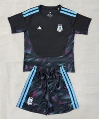 2026-27 Argentina Goalkeeper Black Soccer Uniform-AY