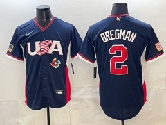2026 World cup MLB USA Blue #2 Jersey(logo9)-0840
