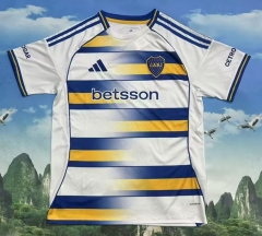 （s-4xl）26-27 Boca Juniors 3rd Away White Blue Thailand Soccer Jersey AAA-7209