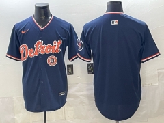 Detroit Tigers 2nd Generation Blue MLB Jersey (Logo5) -0840