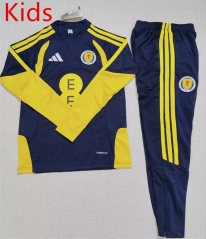 2026-27 Scotland Blue  Kids/Youth Soccer Tracksuit-4692