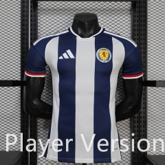 Player Version 26-27 Scotland Blue White Thailand Soccer Jersey AAA-888