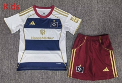 26-27 Special Edition Hamburger SV White&Blue Kids/Youth Soccer Uniform-6850