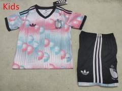 2026-27 Belgium Away Pink Kids Soccer Uniform-507