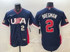 2026 World cup MLB USA Blue #2 Jersey(logo1)-0840