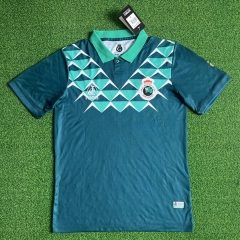 (S-4XL) 2026-2027 113th Anniversary Version Racing de Santander Goalkeeper Blue&Green Thailand Soccer Jersey AAA-403
