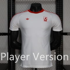 Player Retro Casual Version 26-27  Liverpool White Thailand Soccer Jersey AAA-888