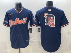 Detroit Tigers 2nd Generation Blue MLB Jersey (Logo6) -0840