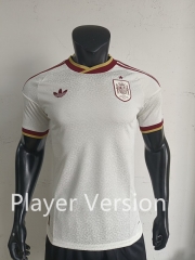 Player Version 2026 Correct Version Spain White Thailand Soccer Jersey AAA-7270