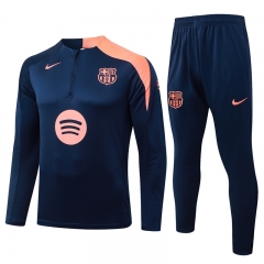 2025-2026 Barcelona Royal Blue Thailand Soccer Tracksuit-815