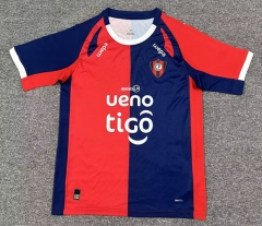 (s-4xl)2026-27 Cerro Porteño Home Red&Blue Thailand Soccer Jersey AAA-512