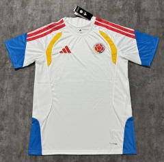 (S-4XL)2026-27 Colombia White Thailand Training Soccer Jersey AAA-4506