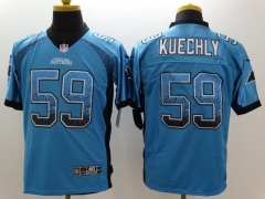 NFL Carolina Panthers Blue #59 Jersey-0840