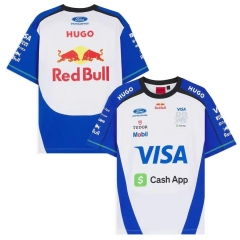 (s-5xl)2026 Formula one Red Bull White Formula One Racing Suit