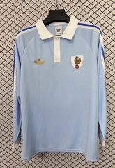 (s-4xl)120th Anniversary Edition France  Blue LS Thailand Soccer Jersey AAA-2044