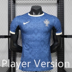 Player Special Edition 26-27 Portugal Blue Thailand Soccer Jersey AAA-888
