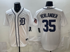 New MLB Detroit Tigers White #35  Jersey-0840