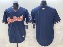Detroit Tigers 2nd Generation Blue MLB Jersey (Logo2) -0840