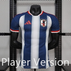 Player Version 26-27 Japan Blue White Thailand Soccer Jersey AAA-888