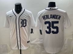 New MLB Detroit Tigers White #35  Jersey(logo1)-0840