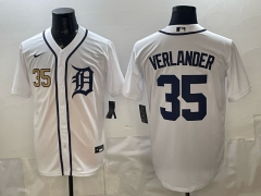 New MLB Detroit Tigers White #35  Jersey(logo4)-0840