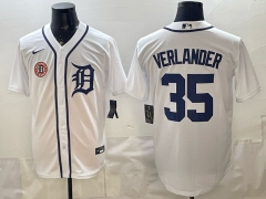 New MLB Detroit Tigers White #35  Jersey(logo5)-0840