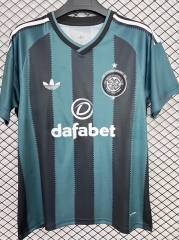(s-4xl)26-27 Celtic Away Black Green Thailand Soccer jersey AAA-2044