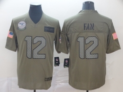 NFL  Seattle Seahawks Green #12 Jersey-0840